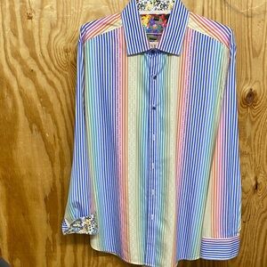 Robert Graham size 2XL button down shirt